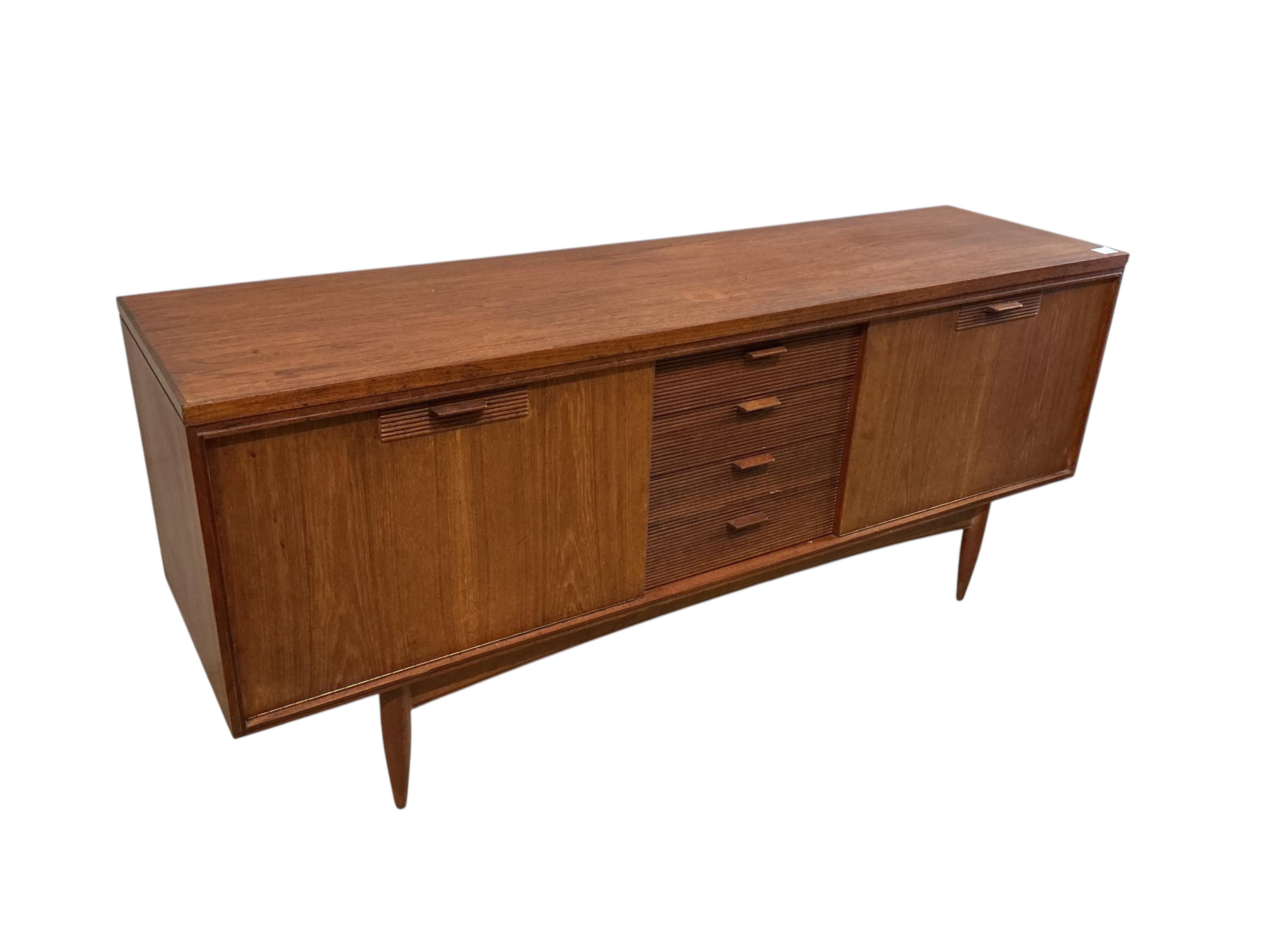 Arthur Edwards (1930-2009) for White & Newton, a mid century teak sideboard, width 168cm, depth 46cm, height 72cm